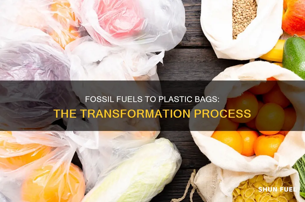 how are fossil fuels used to make plastic bags