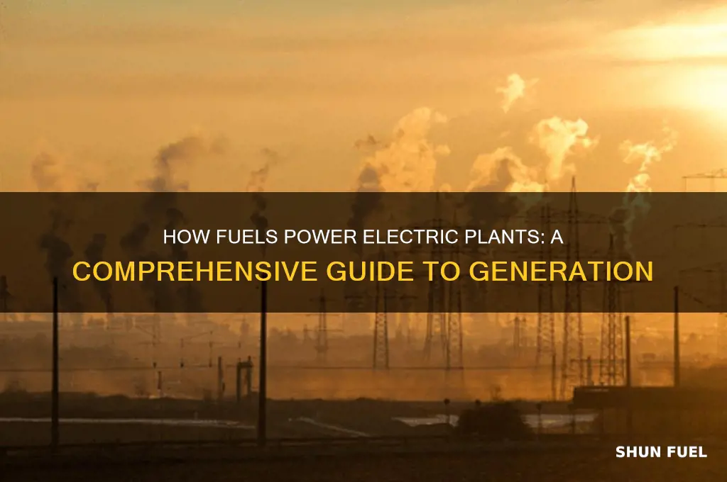 how are fuels used in an electricpower plant