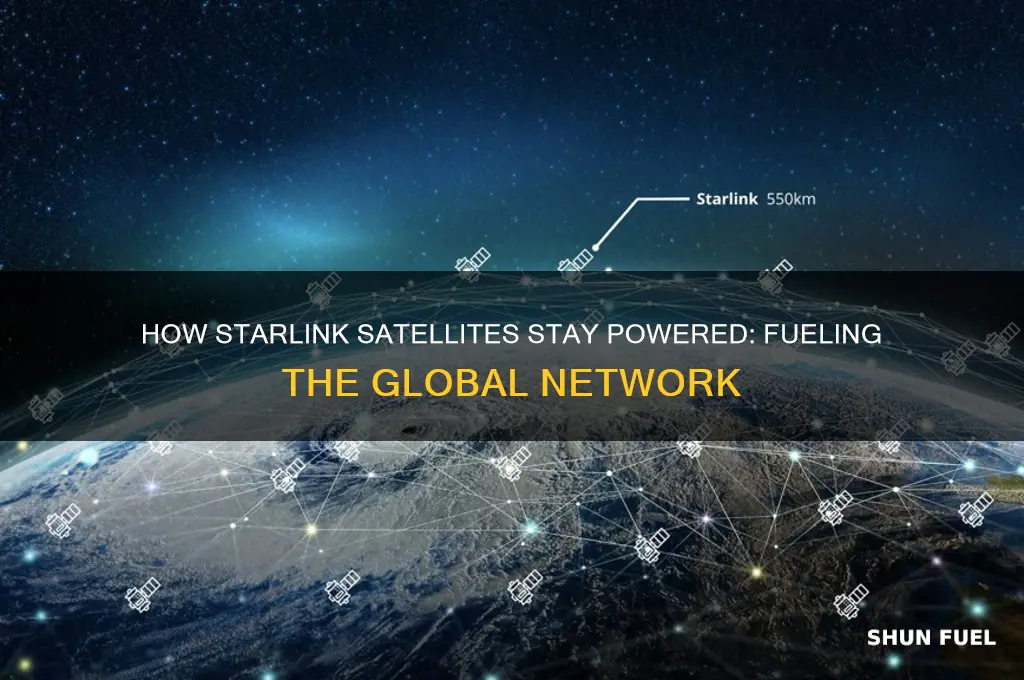 how are starlink satelites fueled