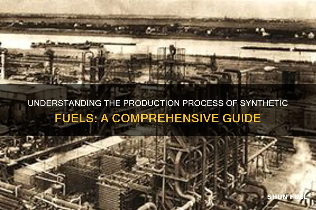 how are synthetic fuels made