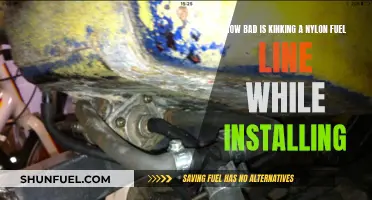 Kinking Fuel Lines: A Dangerous Installation Mistake?