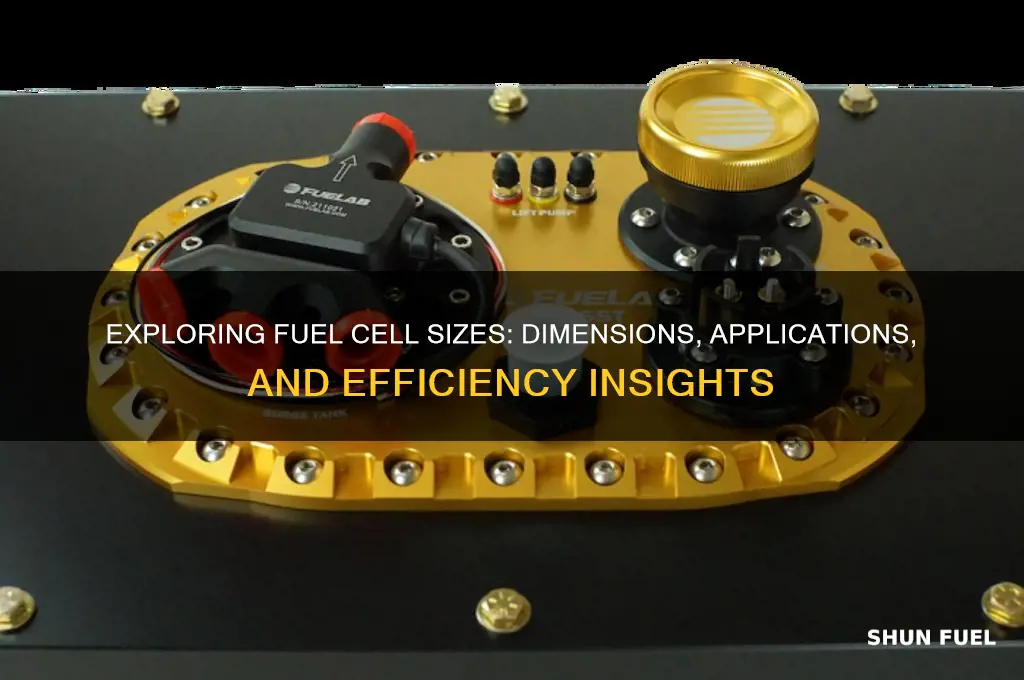 how big are fuel cells