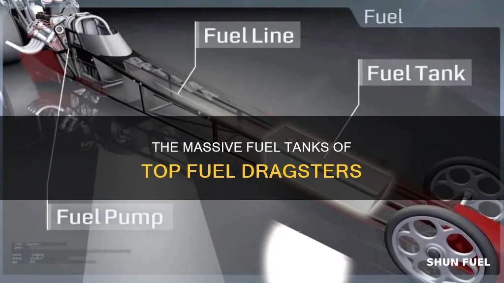 how big are top fuel dragster fuel tanks
