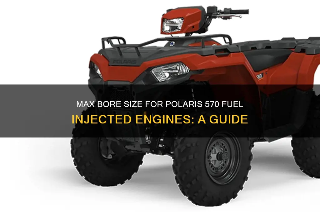 how big can u bore a palaris 570 fuel injected