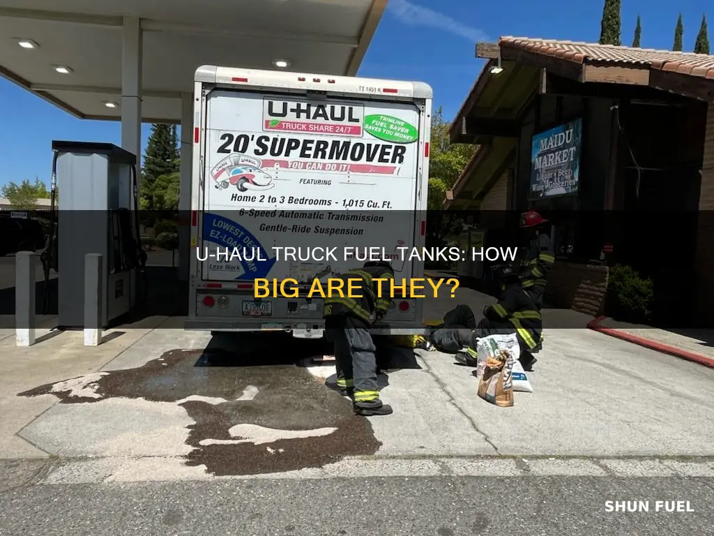 how big fuel tanks on uhaul truck