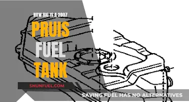 The 2007 Prius Fuel Tank: How Big Is It?