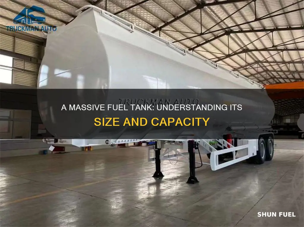 how big is a 40 000 liter fuel tank