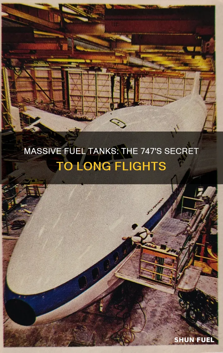 how big is a 747 fuel tank