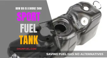 Sporty Dodge 1500: How Big Is Its Fuel Tank?
