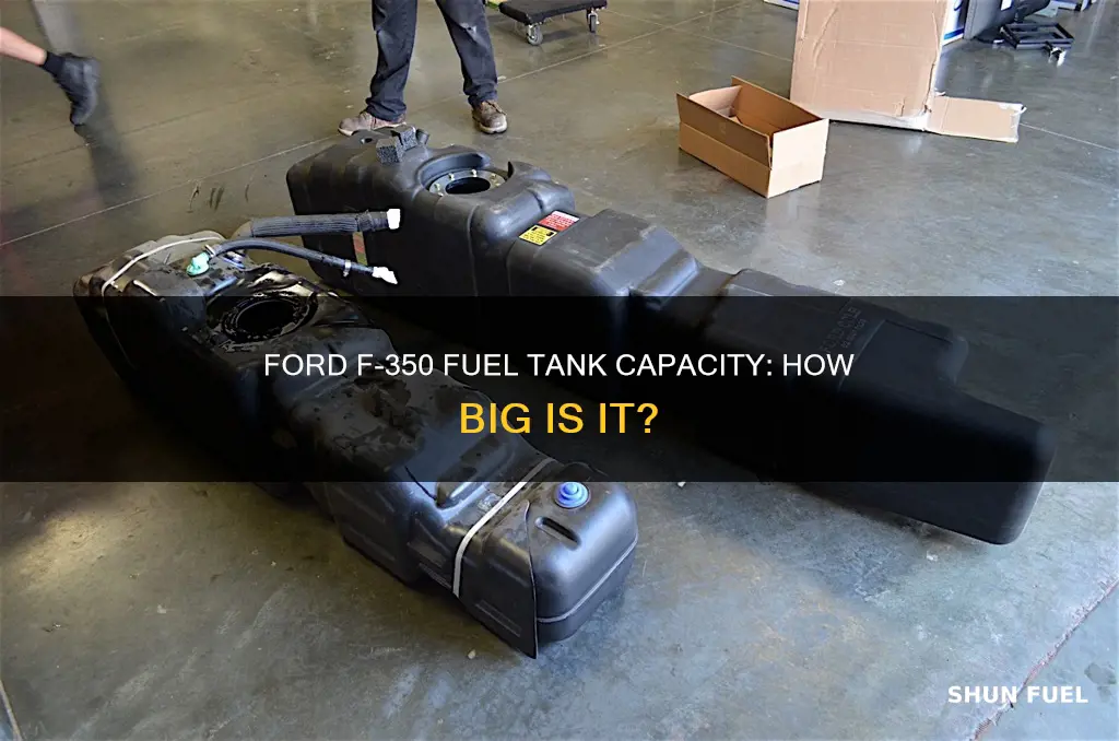 how big is a f350 fuel tank