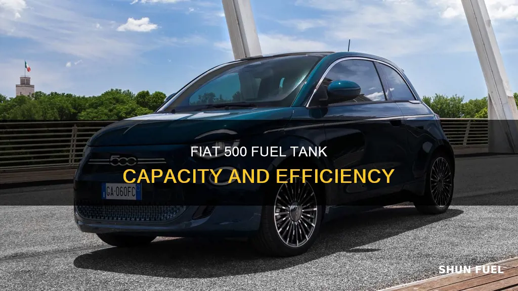 how big is a fiat 500 fuel tank