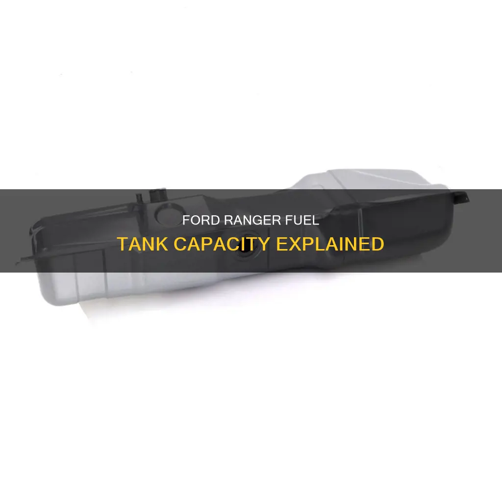 how big is a ford ranger fuel tank