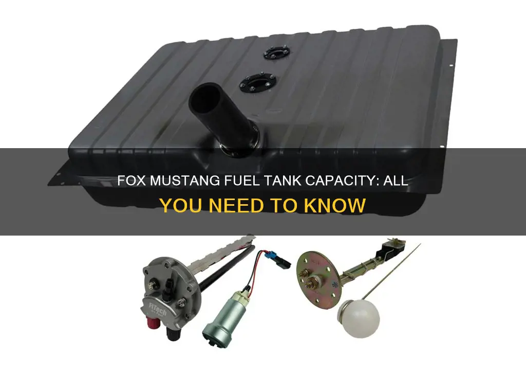 how big is a fox mustang fuel tank