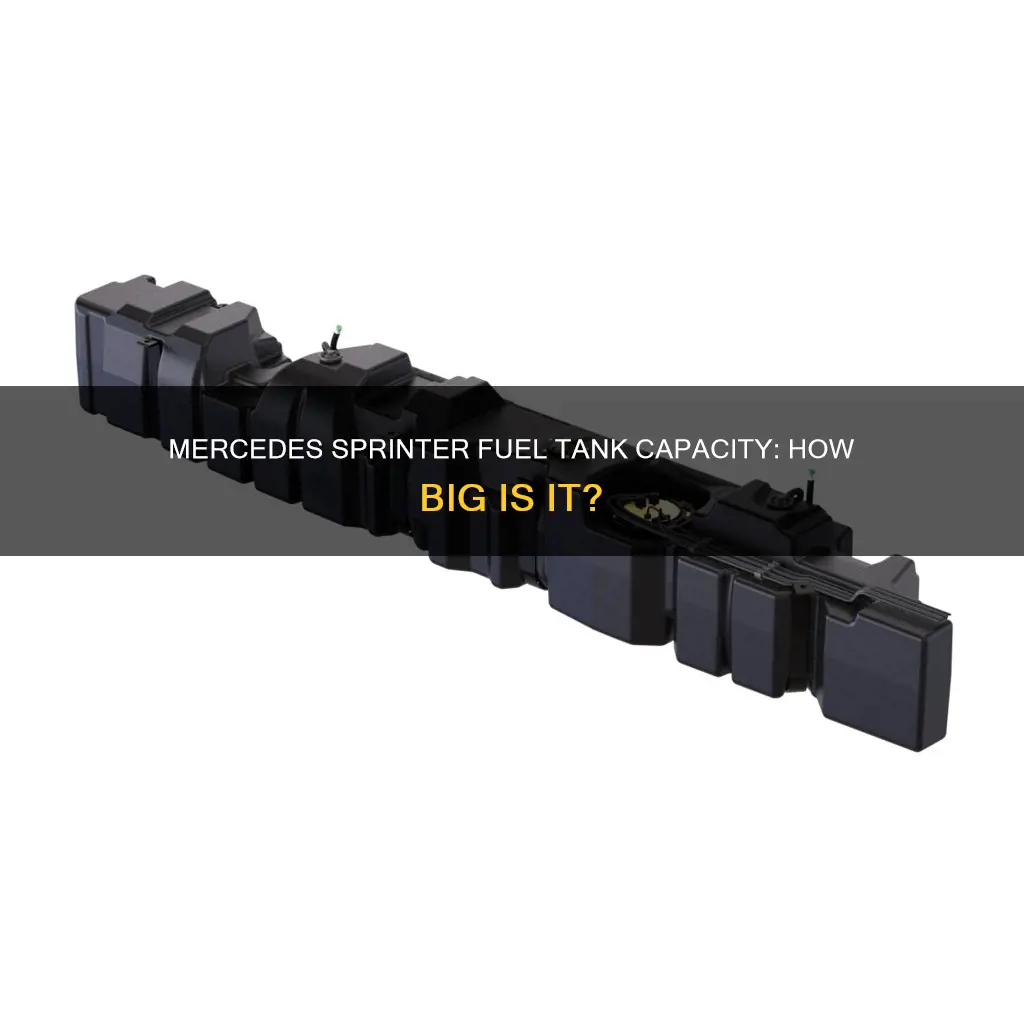 how big is a mercedes sprinter fuel tank