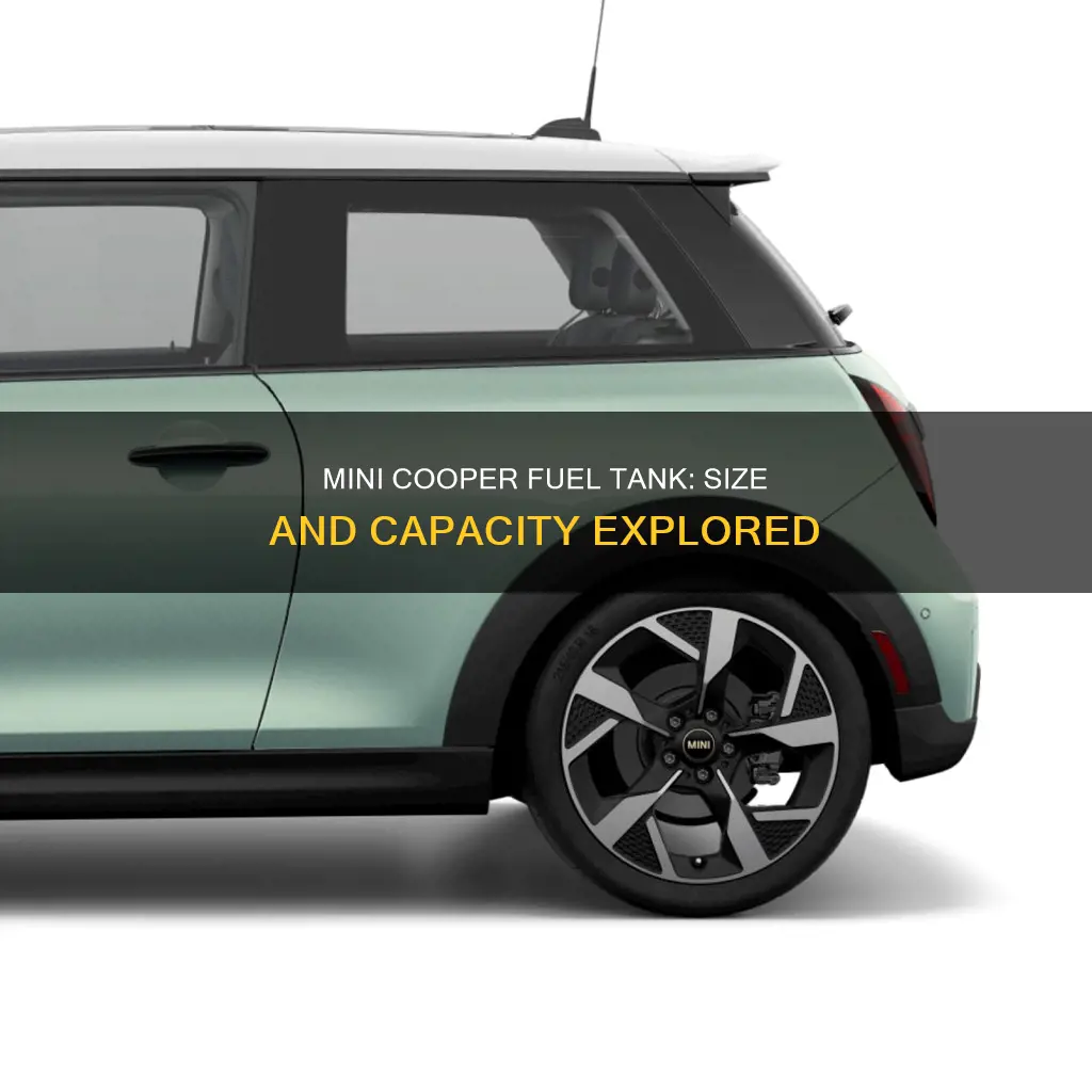 how big is a mini cooper fuel tank