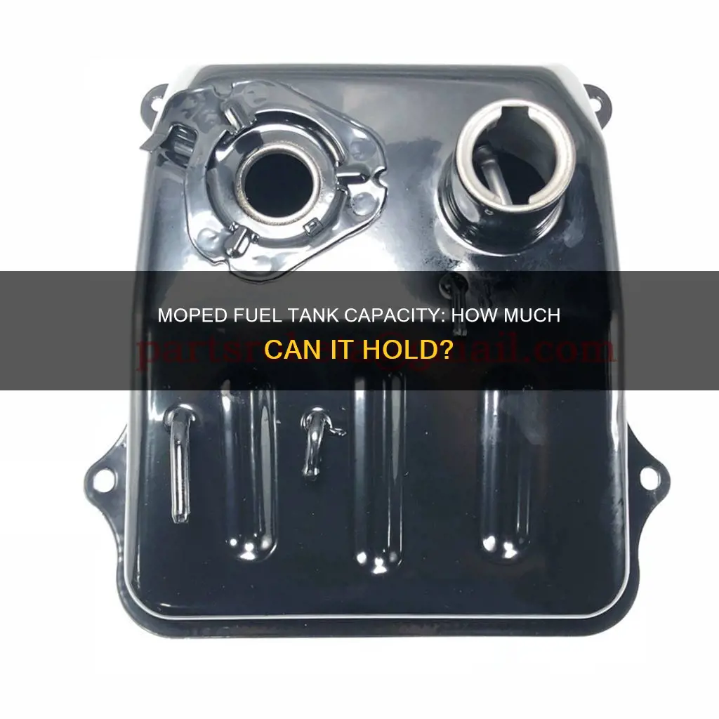 how big is a moped fuel tank