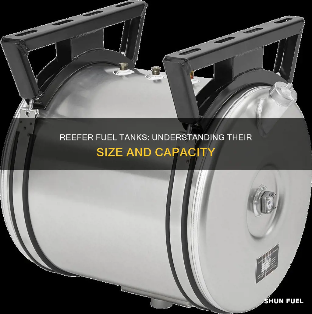 how big is a reefer fuel tank