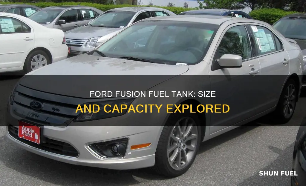 how big is ford fusion fuel tank