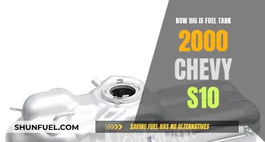 Fuel Tank Capacity of Chevy S10 Trucks