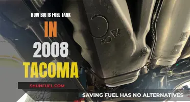 Fuel Tank Capacity of 2008 Tacoma Trucks