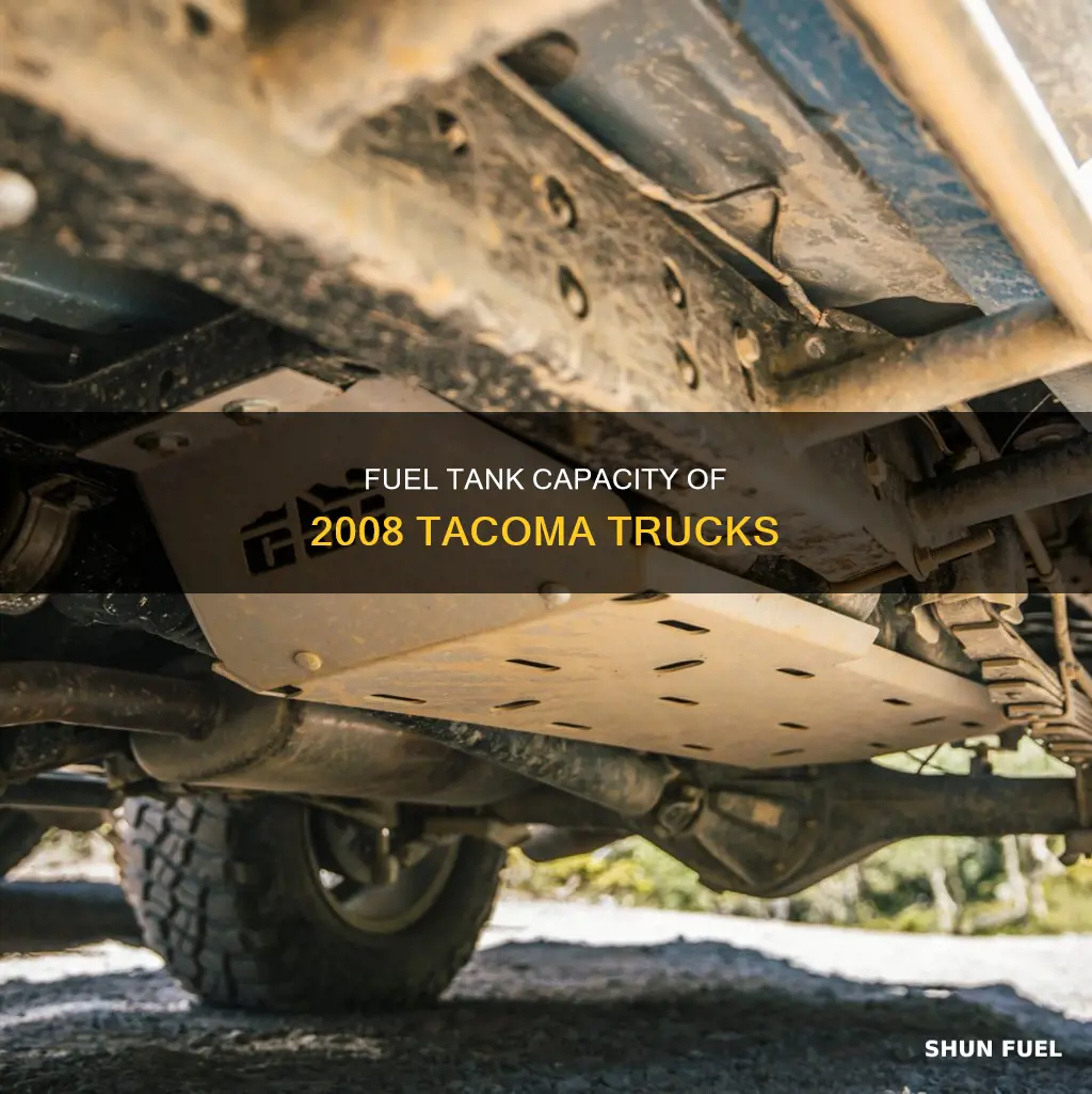 how big is fuel tank in 2008 tacoma