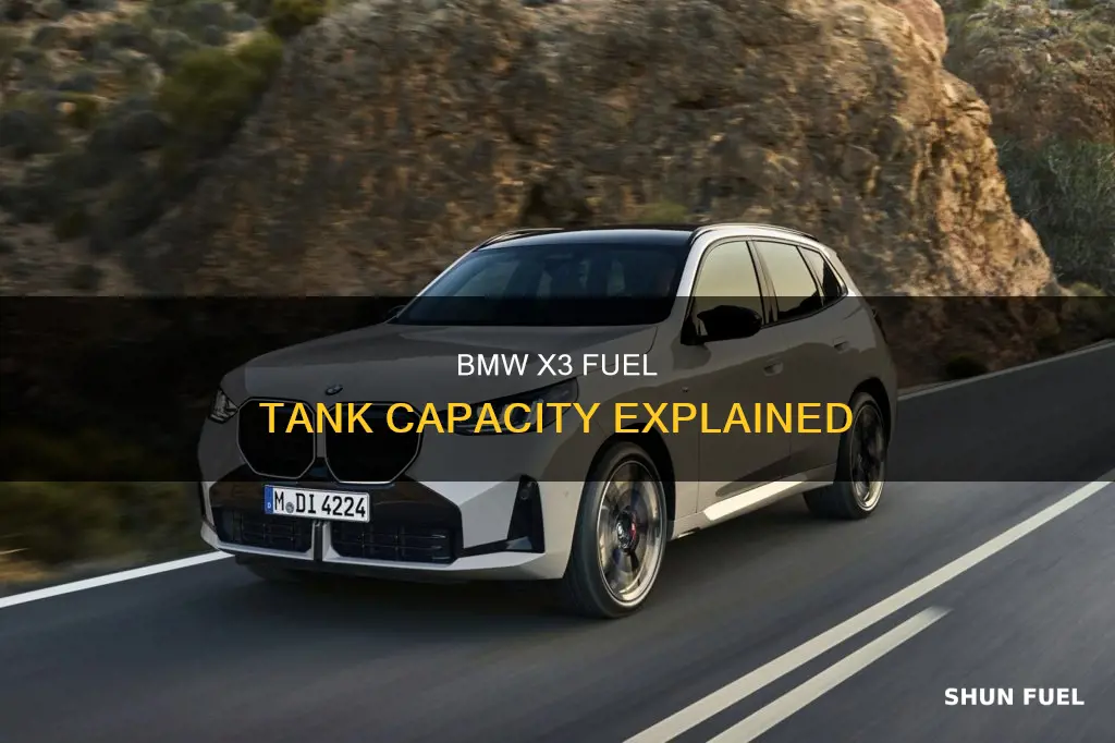 how big is fuel tank in bmw x3