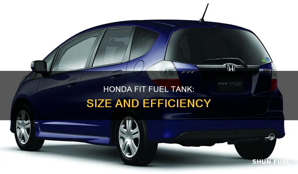 how big is honda fit fuel tank