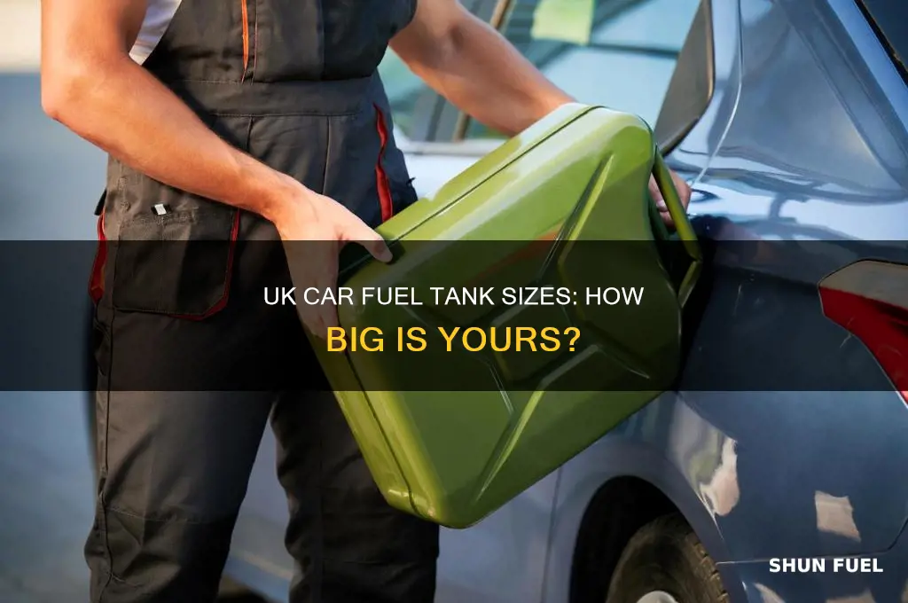 how big is my car fuel tank uk