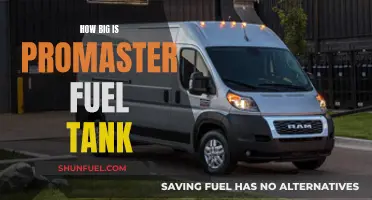 The ProMaster's Fuel Tank Capacity Revealed