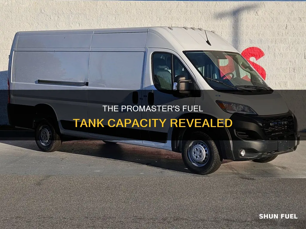 how big is promaster fuel tank
