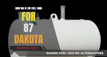 Fuel Tank Capacity for 87 Dakota: How Big?