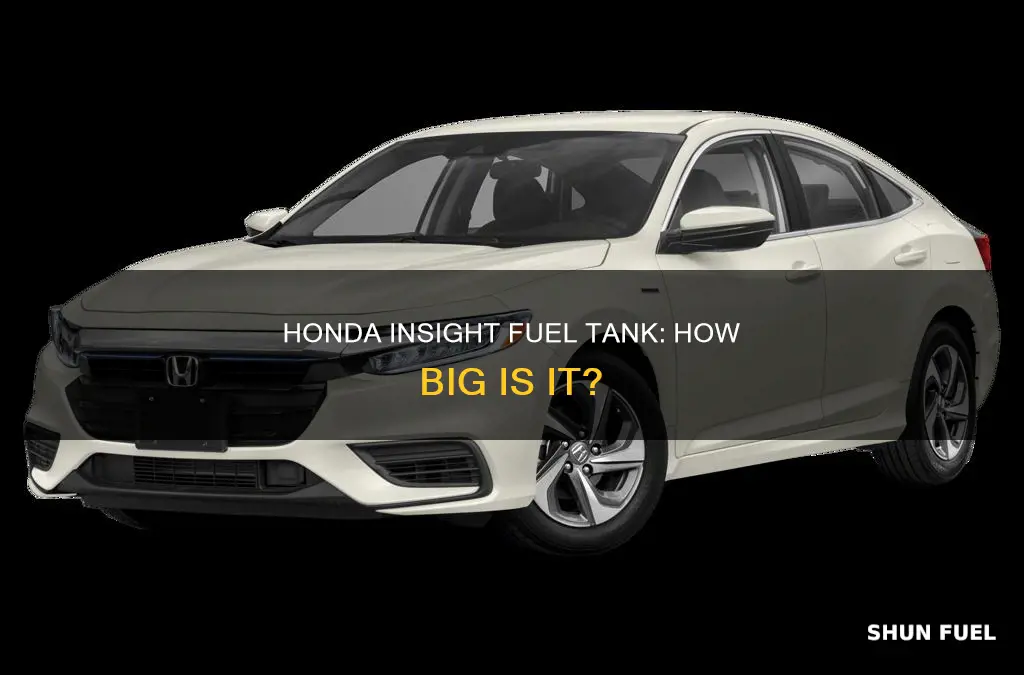 how big is the fuel tank in a honda insight