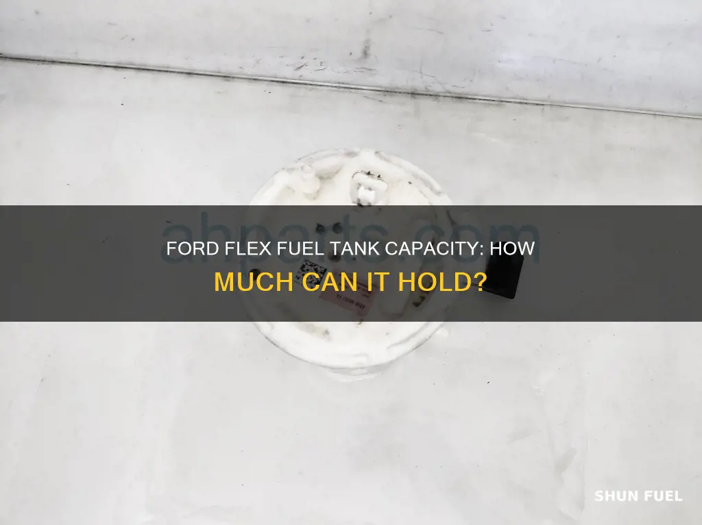 how big is the fuel tank on a ford flex