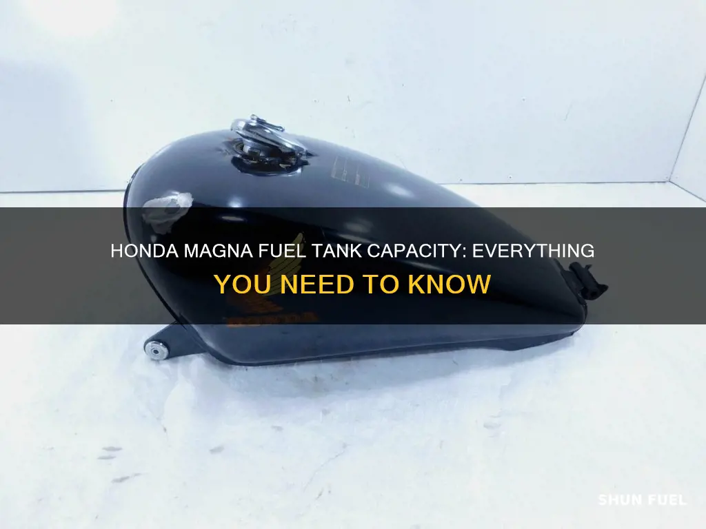 how big is the fuel tank on a honda magna