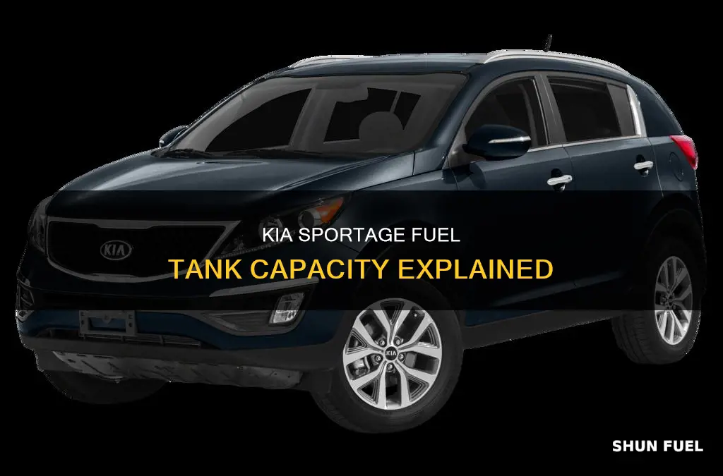 how big is the fuel tank on a kia sportage