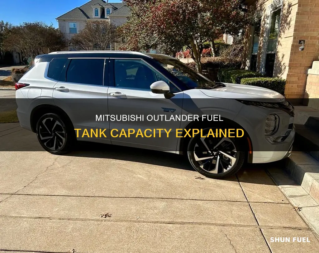 how big is the fuel tank on a mitsubishi outlander