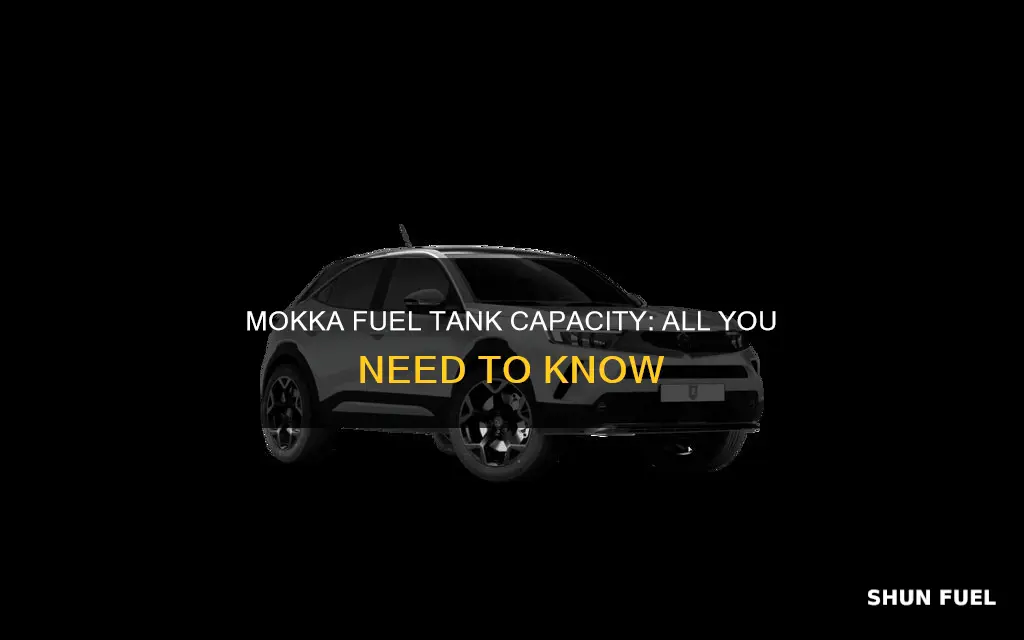 how big is the fuel tank on a vauxhall mokka