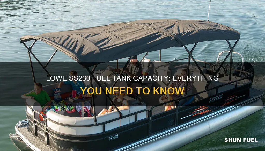 how big is the fuel tank on lowe ss230