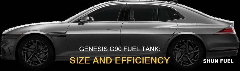 how big is the genesis g90 fuel tank