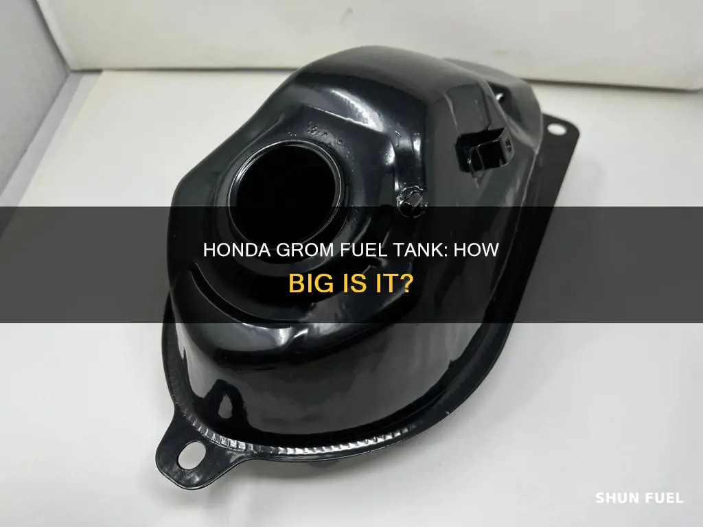 how big is the honda grom fuel tank