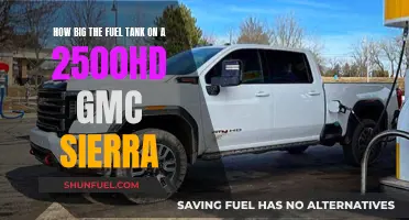 Fuel Tank Capacity of GMC Sierra 2500HD