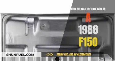 Fuel Tank Capacity of the 1988 F150 Truck