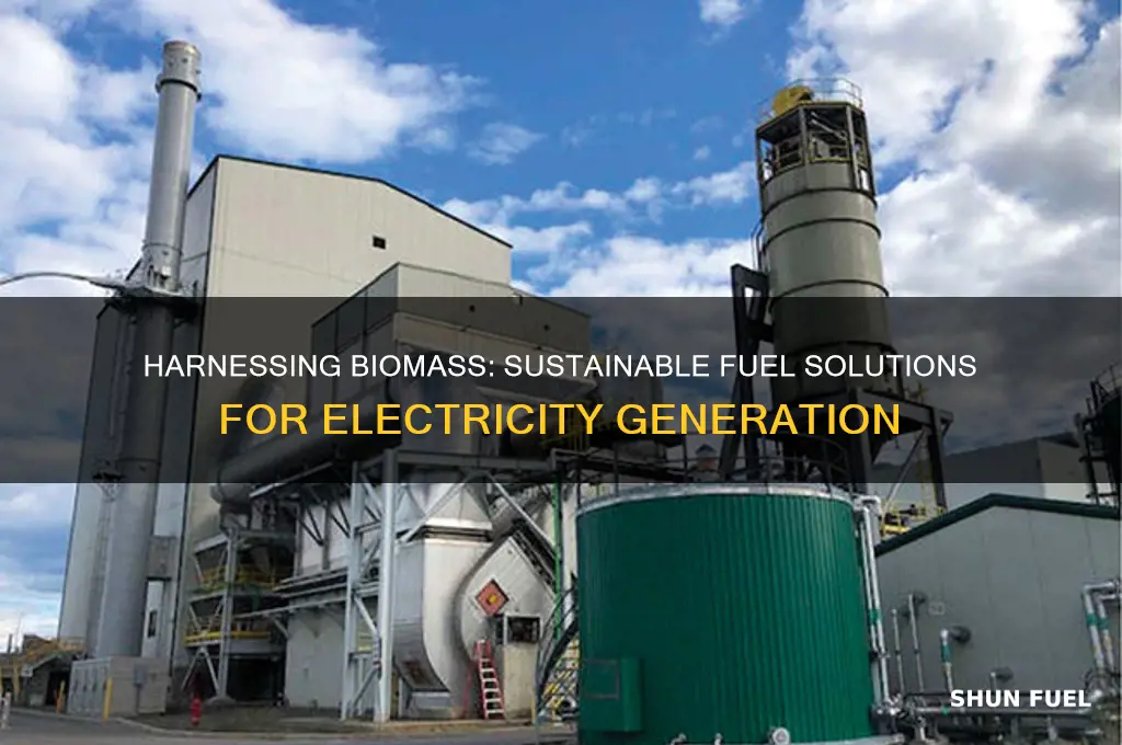 how biomass can be used as fuels to generate electricity