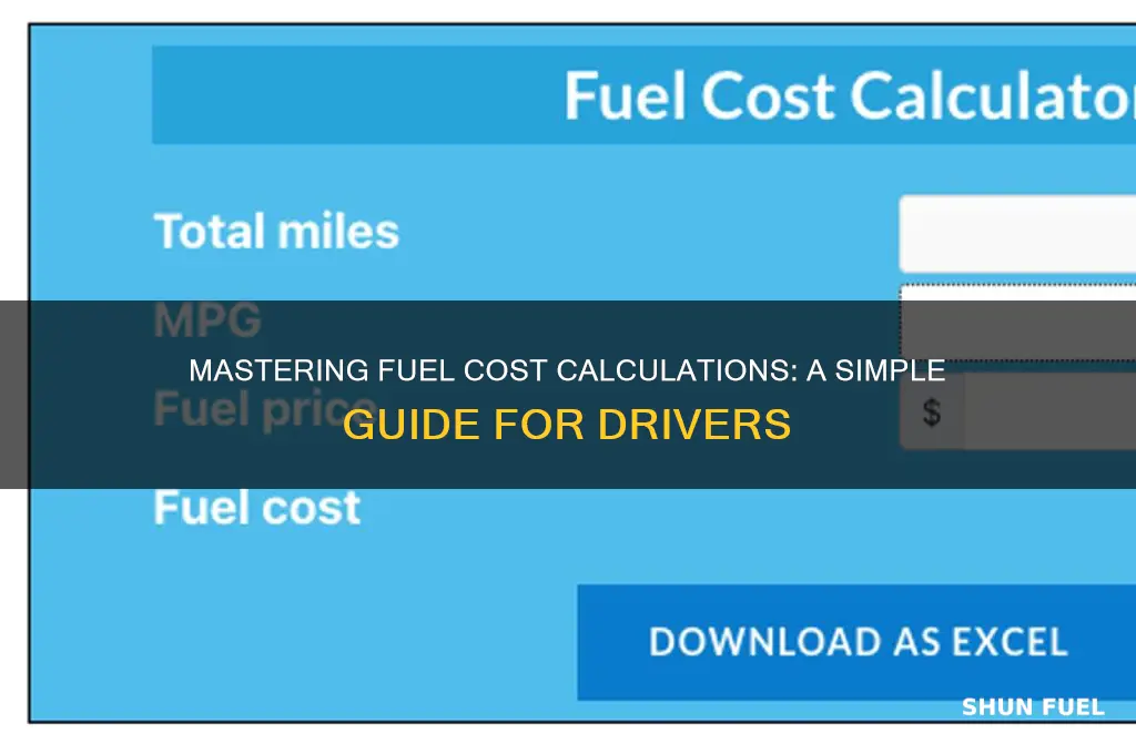 how calculate fuel cost