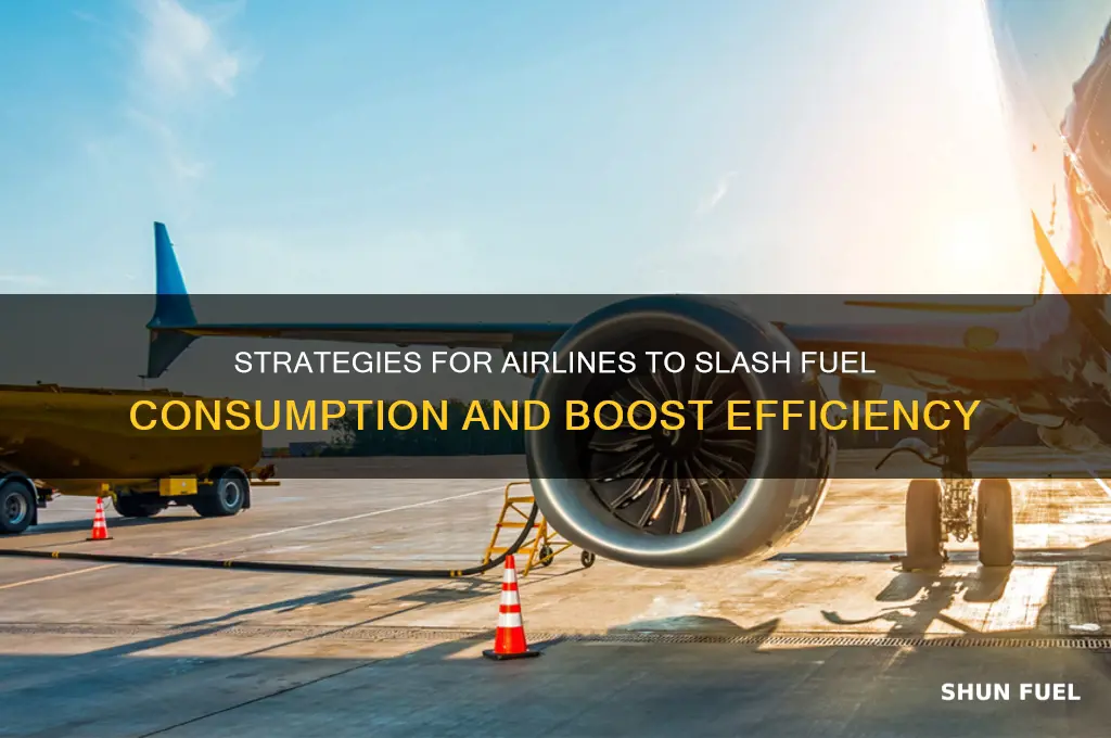 how can airlines reduce fuel consumption