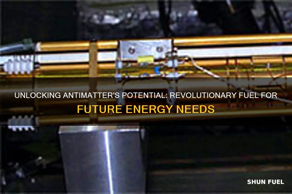 how can antimatter be used as fuel