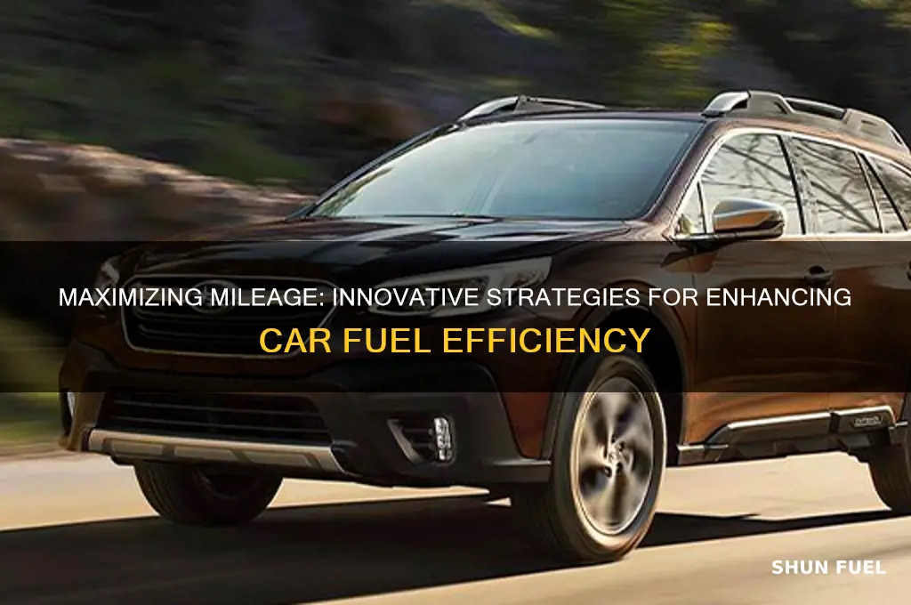 how can cars be made more fuel efficient