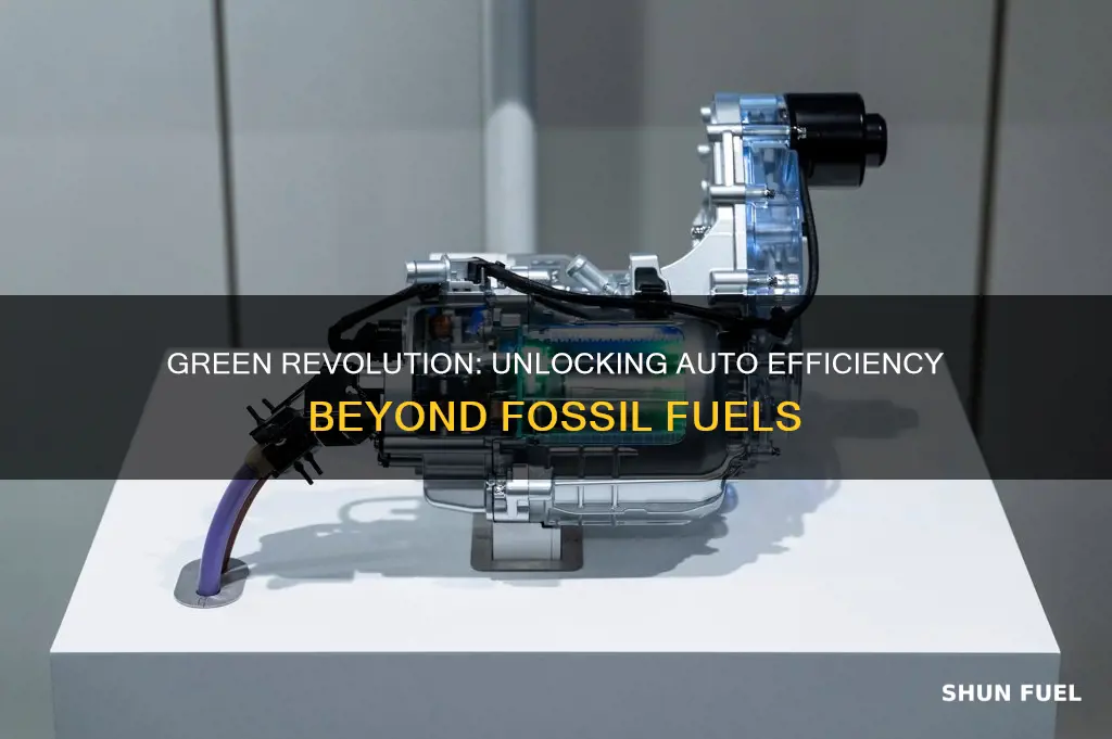 how can cars become more efficient from fossil fuel