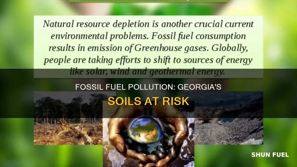 how can fossils fuels pollutethe the soil in georgia