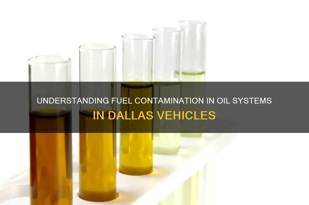 how can fuel get into oil dallas